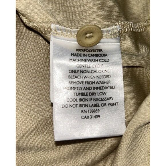 Pittsburgh Panthers Columbia Golf Polo Shirt Mens  2XL Wheat-yellow‎ - Picture 7 of 11